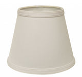 12" White Hardback Empire Slanted Slanted No Slub Lampshade - Homeroots