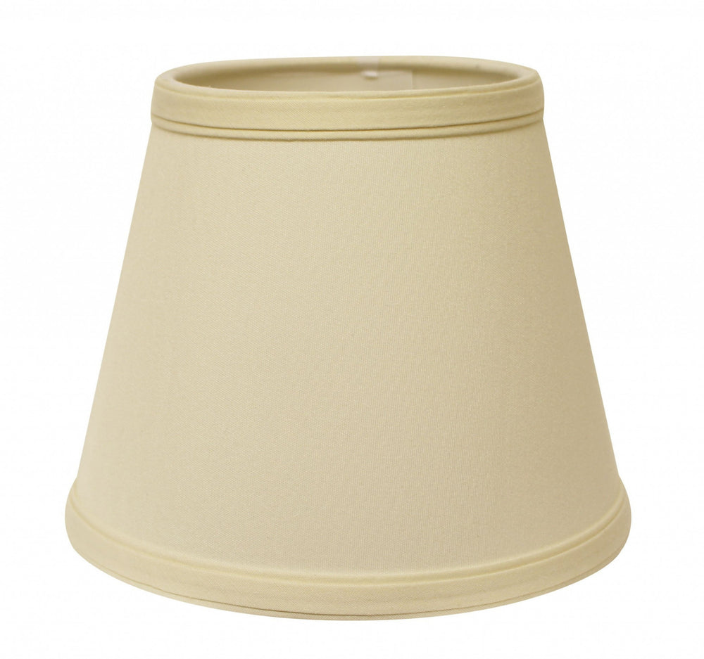 19" Ivory Empire Slanted No Slub Lampshade - Homeroots - Flyclothing LLC