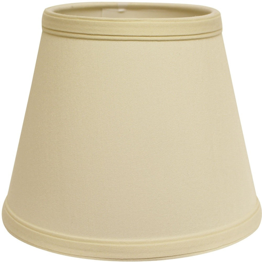 19" Ivory Empire Slanted No Slub Lampshade - Homeroots - Flyclothing LLC