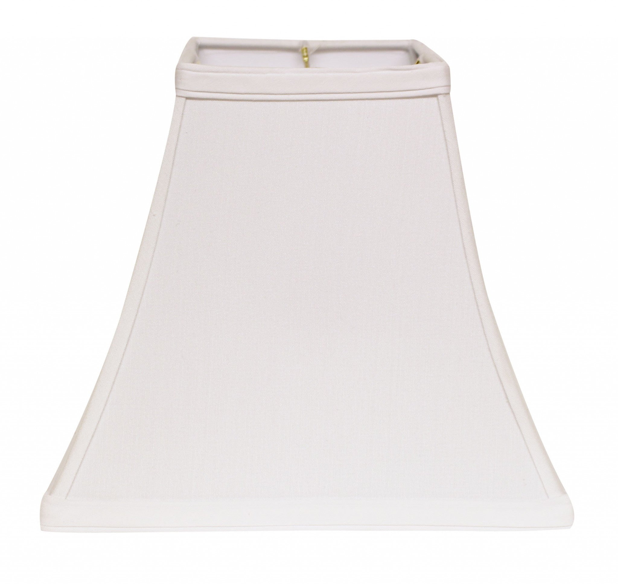 10" White Square Bell No Slub Lampshade - Homeroots - Flyclothing LLC