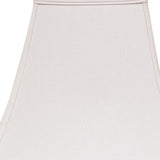 10" White Square Bell No Slub Lampshade - Homeroots - Flyclothing LLC