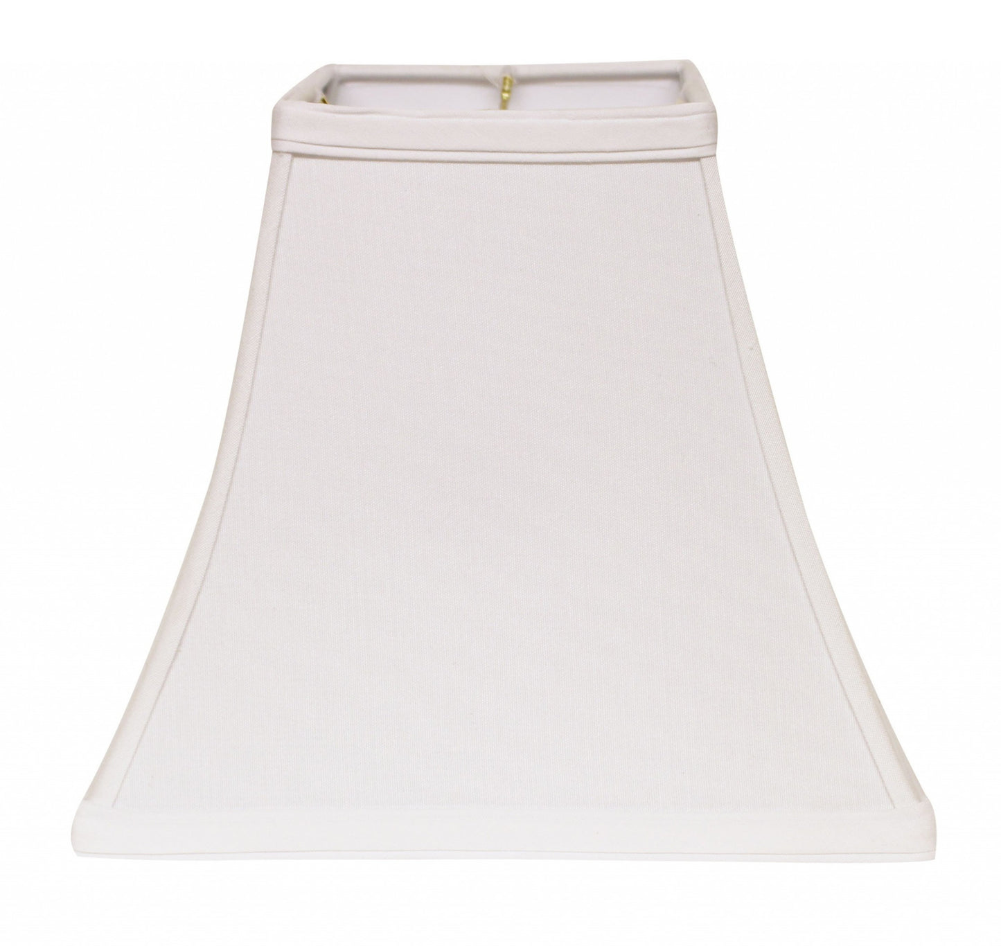 10" White Square Bell No Slub Lampshade - Homeroots - Flyclothing LLC