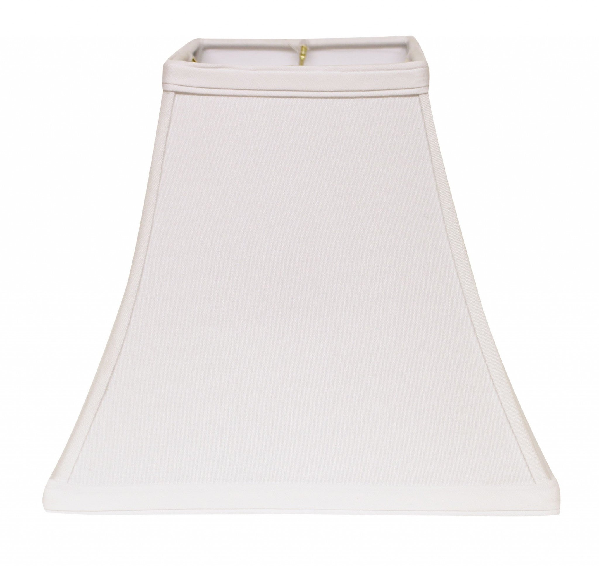10" White Square Bell No Slub Lampshade - Homeroots - Flyclothing LLC