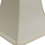 12" Ivory Square Bell No Slub Lampshade - Homeroots - Flyclothing LLC