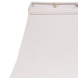 14" White Squre Bell No Slub Lampshade - Homeroots - Flyclothing LLC