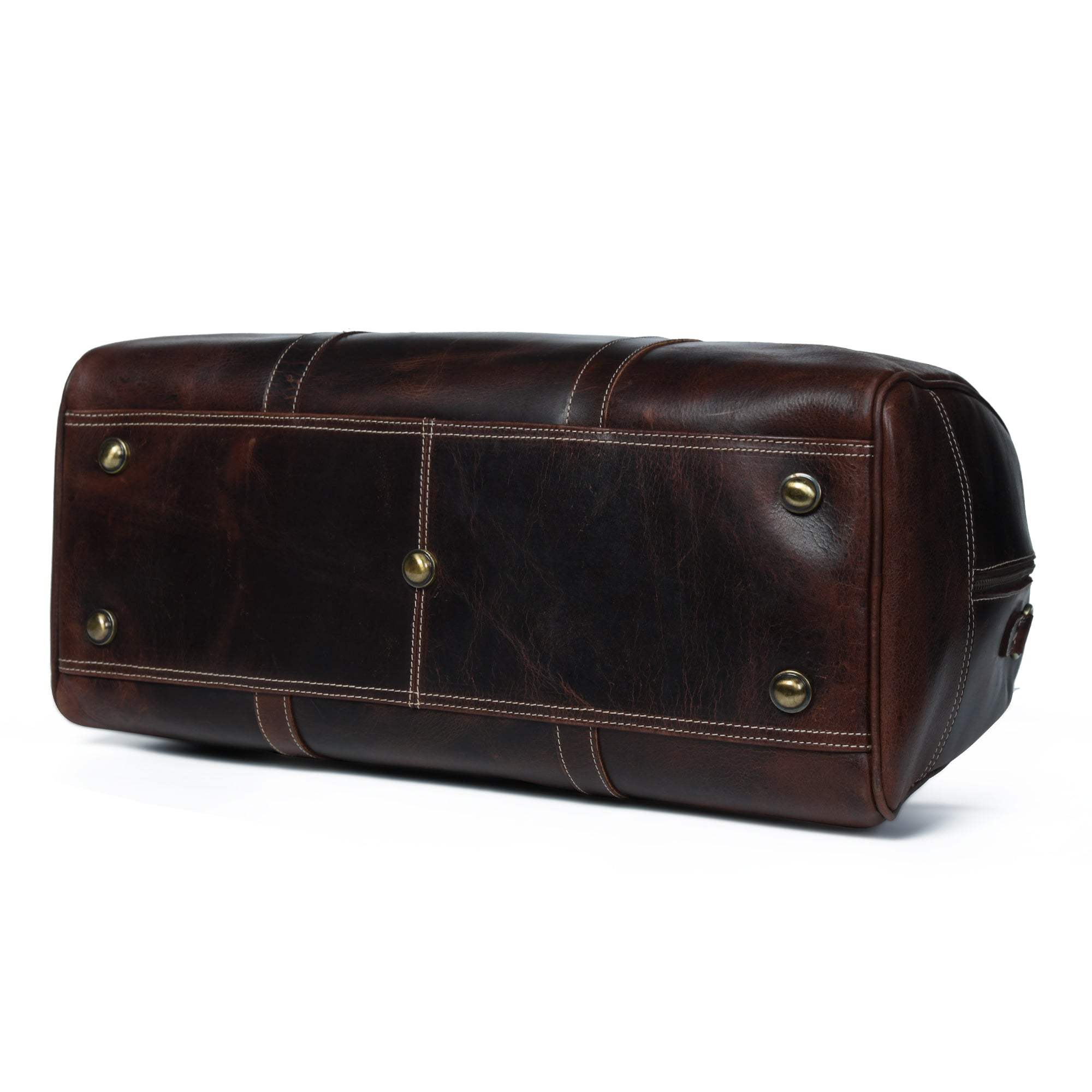 The Buffalo Traveller- Walnut - Classy Leather Bags - Flyclothing LLC