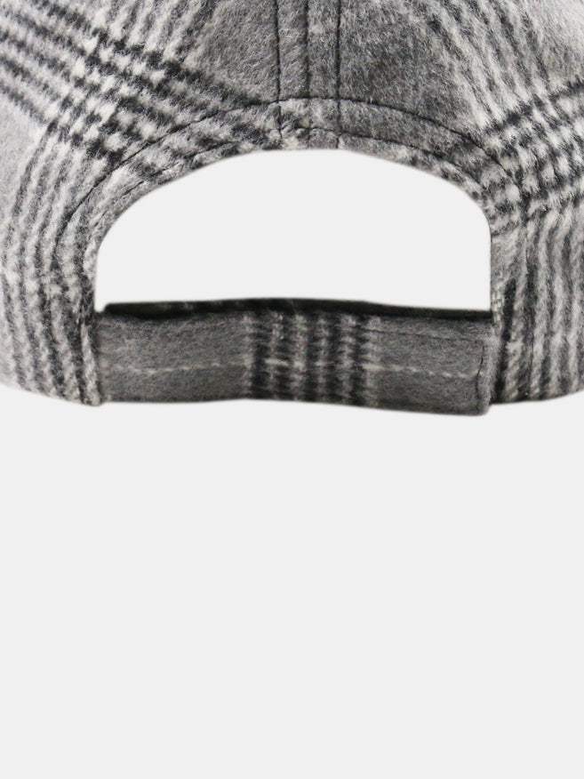 Plaid Adjustable Cotton Baseball Cap - Trendsi - Flyclothing LLC