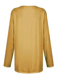 Full Size Pocketed Round Neck Long Sleeve T-Shirt - Trendsi - Flyclothing LLC