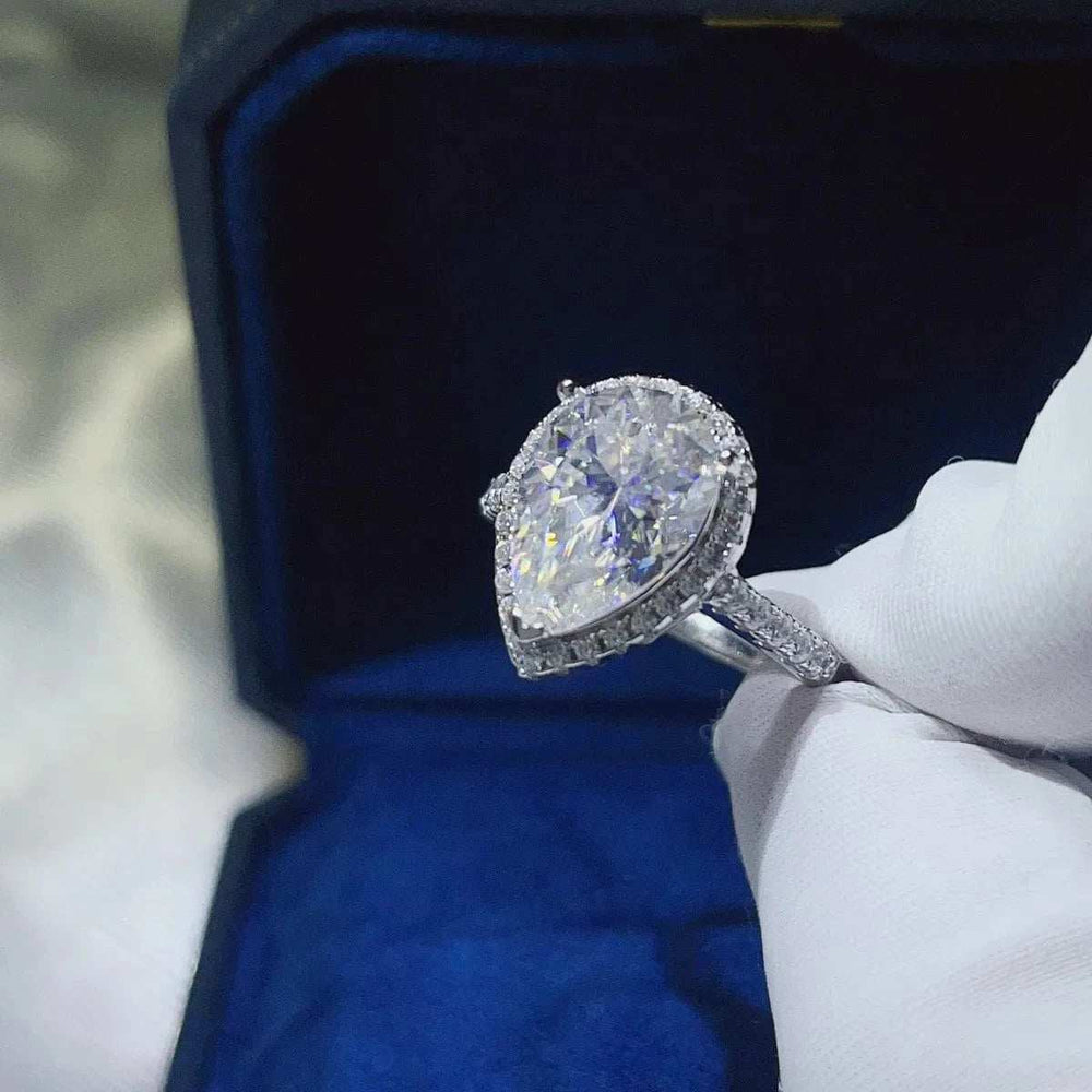 2 Carat Moissanite 925 Sterling Silver Ring - Trendsi - Flyclothing LLC