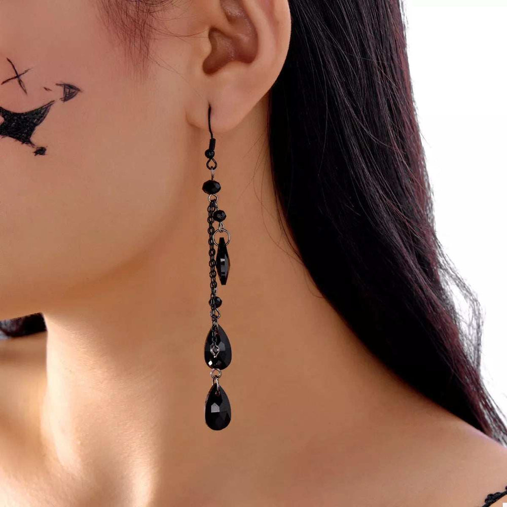 Halloween Teardrop Chain Dangle Earrings - Trendsi - Flyclothing LLC