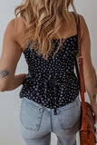 Tied Printed Cami - Trendsi - Flyclothing LLC