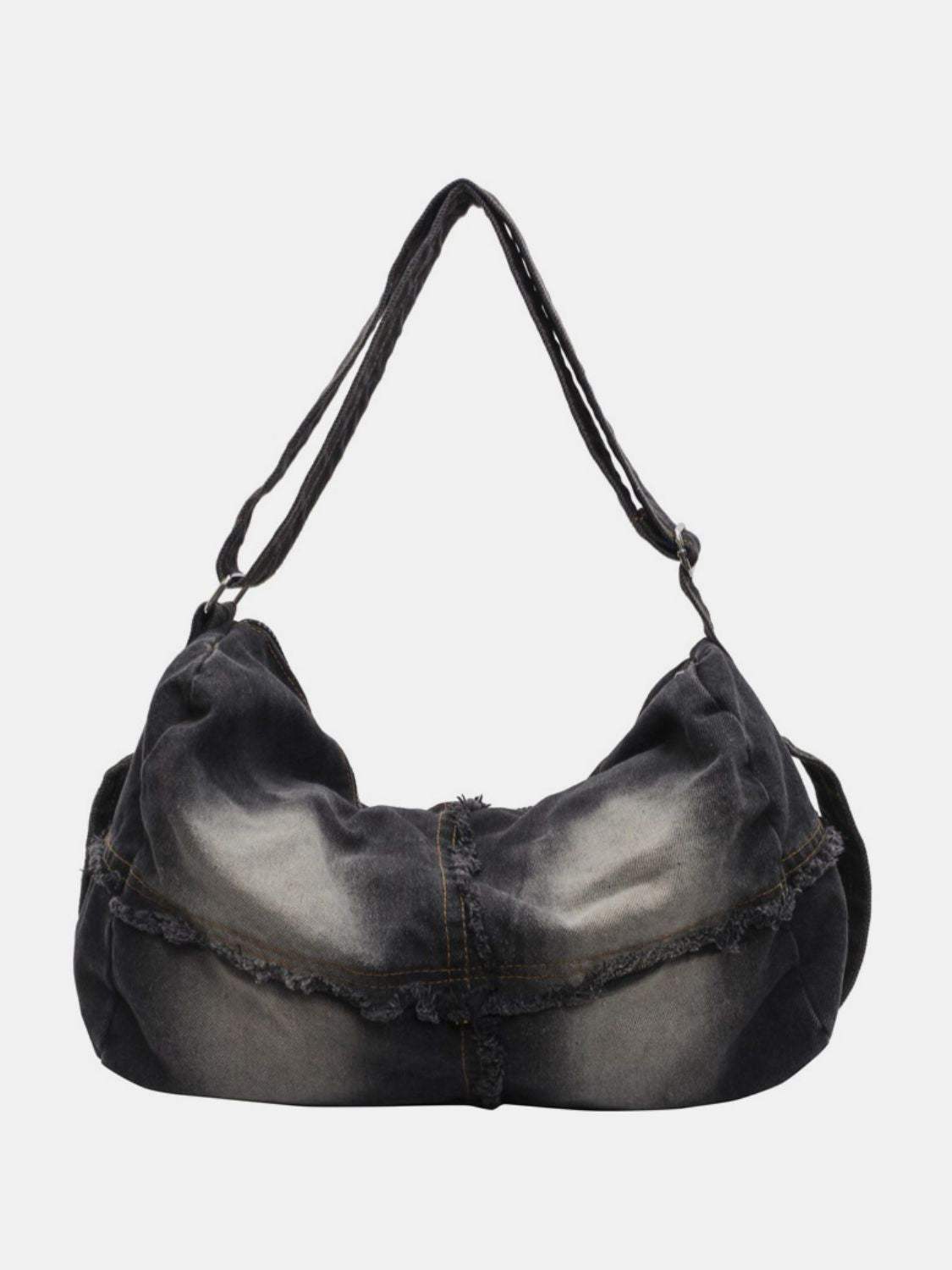 Raw Hem Gradient Crossbody Bag - Trendsi - Flyclothing LLC