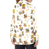 Baha Ranch Vintage Cowgirl Collage Women's Western Blazer in White - Baha Ranch Western Wear - Flyclothing LLC