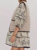 Textured Snap Down Vest Coat - Trendsi - Flyclothing LLC