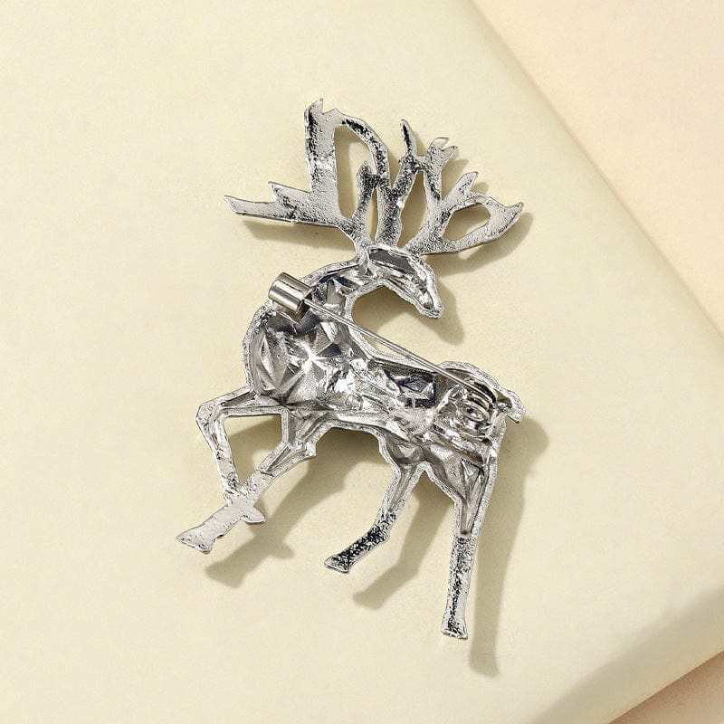 Alloy Reindeer Brooch - Trendsi - Flyclothing LLC