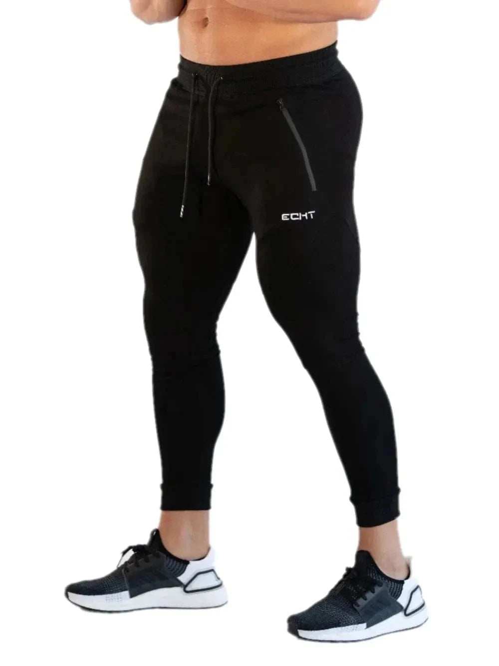 Men's Plus Size Drawstring Active Pants - Trendsi - Flyclothing LLC