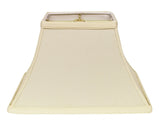 14" Ivory Rectangle Bell No Slub Lampshade - Homeroots - Flyclothing LLC