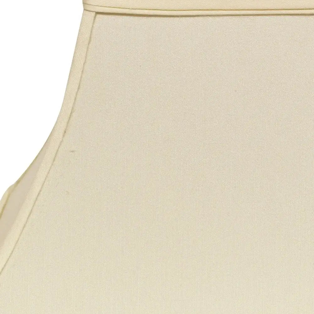 14" Ivory Rectangle Bell No Slub Lampshade - Homeroots - Flyclothing LLC