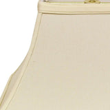 14" Ivory Rectangle Bell No Slub Lampshade - Homeroots - Flyclothing LLC