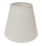 16" Off White Deep Empire Linen Lampshade - Homeroots