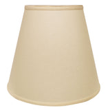 16" Parchment Biege Deep Empire Linen Lampshade - Homeroots