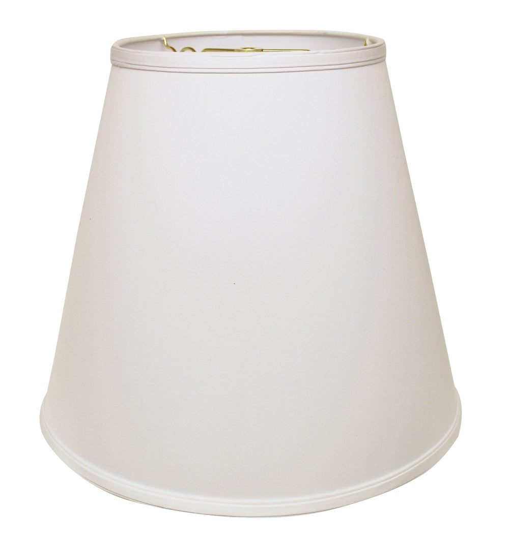 16" White Deep Empire No Slub Lampshade - Homeroots - Flyclothing LLC