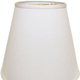 16" White Deep Empire No Slub Lampshade - Homeroots - Flyclothing LLC