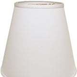 18" White Deep Empire No Slub Lampshade - Homeroots - Flyclothing LLC