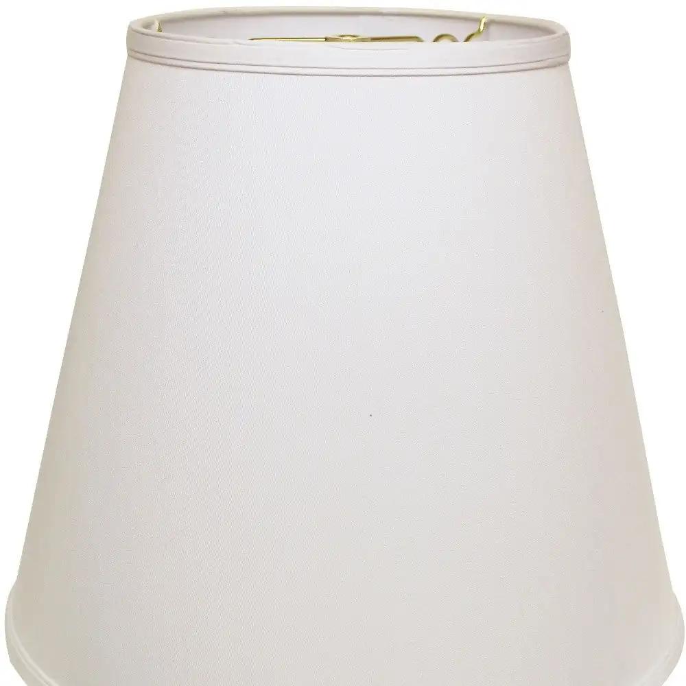 18" White Deep Empire No Slub Lampshade - Homeroots - Flyclothing LLC