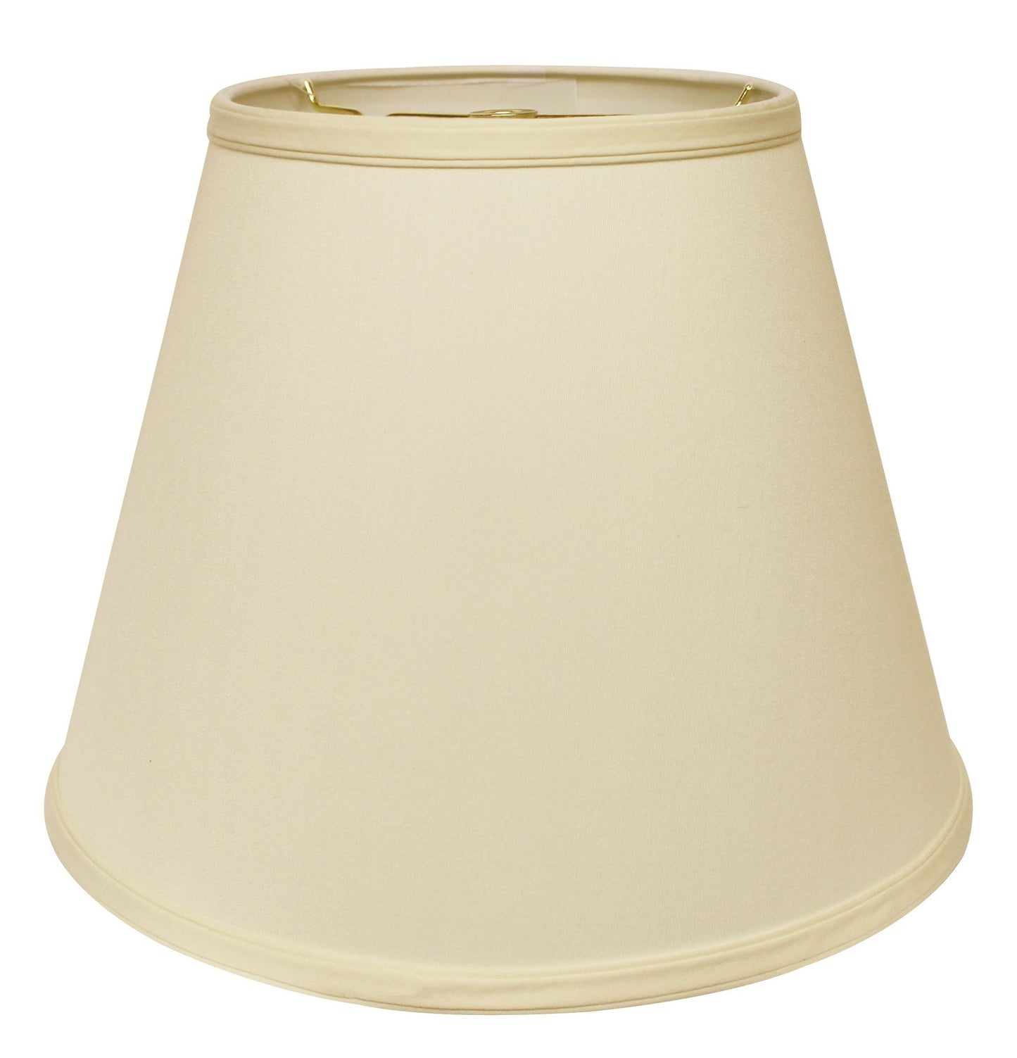 14" Ivory Empire Deep Slanted No Slub Lampshade - Homeroots - Flyclothing LLC