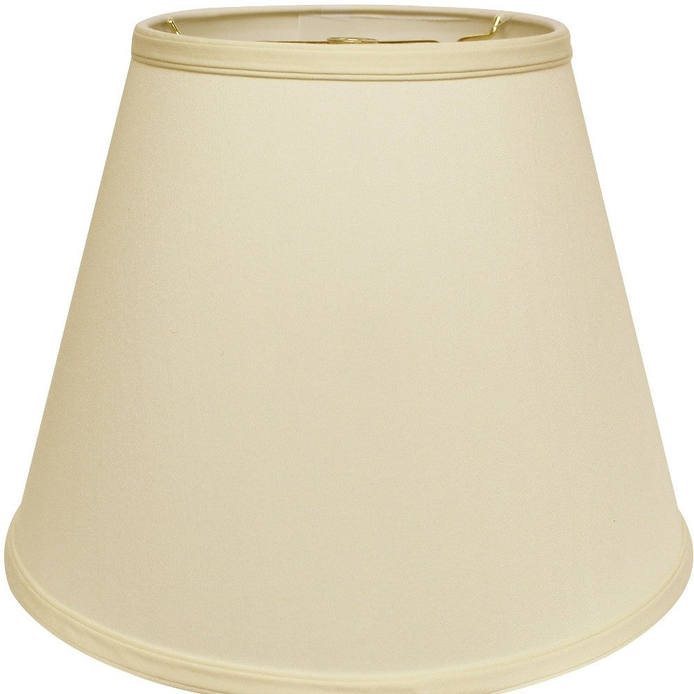 14" Ivory Empire Deep Slanted No Slub Lampshade - Homeroots - Flyclothing LLC
