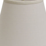 16" White Empire Deep Slanted Linen Lampshade - Homeroots - Flyclothing LLC