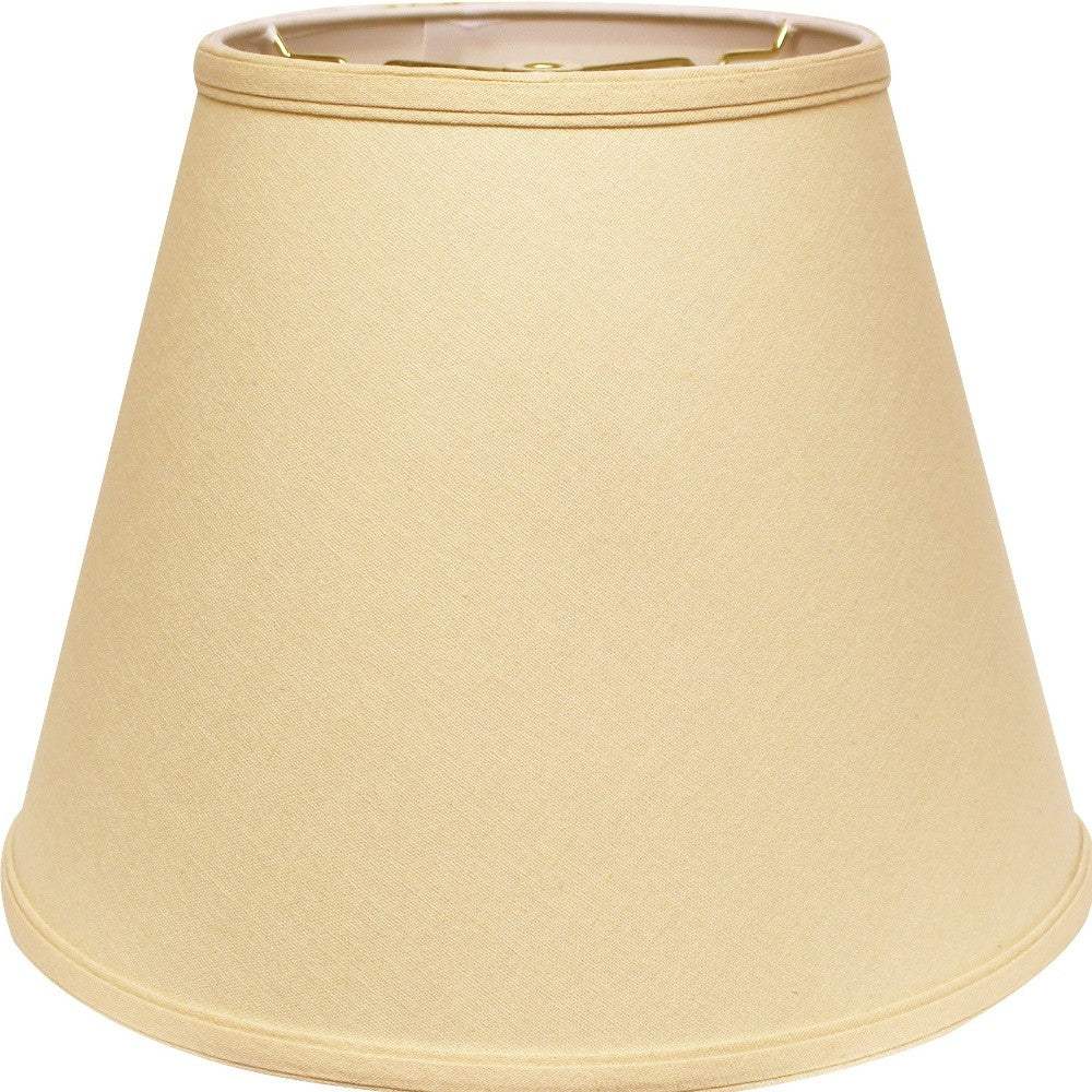 16" Parchment Biege Empire Deep Slanted Linen Lampshade - Homeroots - Flyclothing LLC