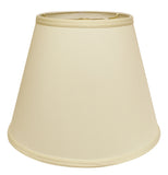 16" Ivory Empire Deep Slanted No Slub Lampshade - Homeroots