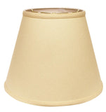 18" Parchment Biege Empire Deep Slanted Linen Lampshade - Homeroots