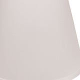 18" White Empire Deep Slanted No Slub Lampshade - Homeroots - Flyclothing LLC
