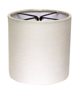 5" Snow Set of 6 Drum Chandelier Linen Lampshades - Homeroots - Flyclothing LLC