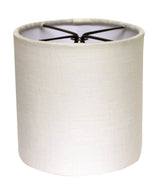 5" Snow Set of 6 Drum Chandelier Linen Lampshades - Homeroots - Flyclothing LLC