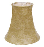 5" Parchment Faux Set of 6 Chandelier Lampshades - Homeroots