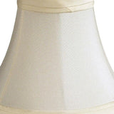 4" Slate Grey Premium Silk Set of 6 Chandelier Shantung Lampshades - Homeroots