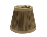 5" Ash Set of 6 Slanted Chandelier Tafetta Lampshades - Homeroots - Flyclothing LLC