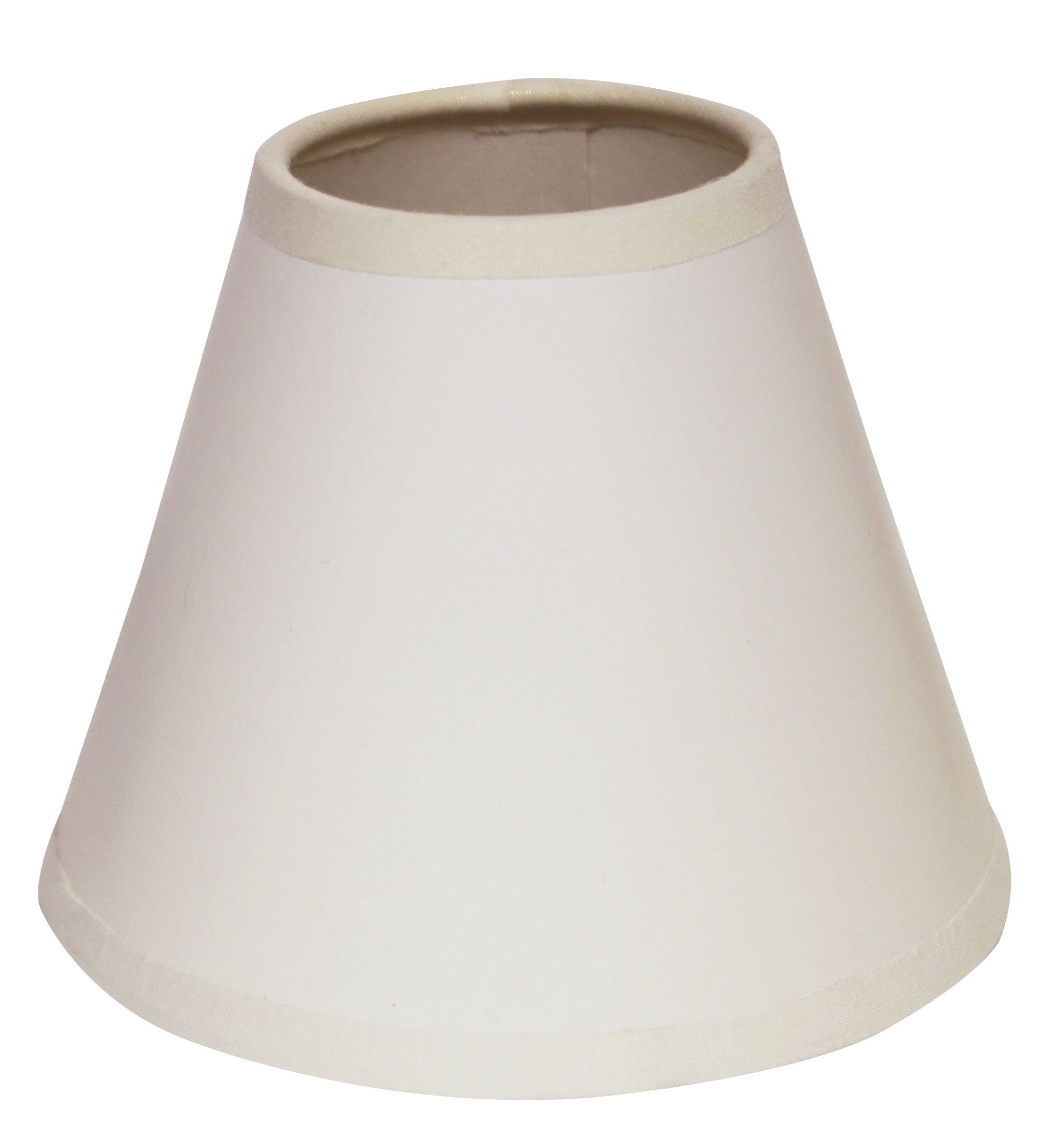 4" Gloss White with White Set of 6 Chandelier Parchment Lampshades - Homeroots - Flyclothing LLC