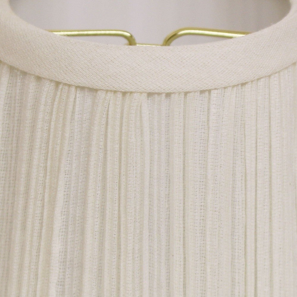 5" White Set of 6 Chandelier Broadcloth Lampshades - Homeroots - Flyclothing LLC