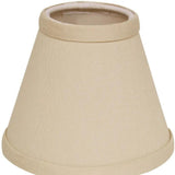 4" Slate Grey Set of 6 Chandelier No Slub Lampshades - Homeroots