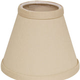 4" Slate Grey Set of 6 Chandelier No Slub Lampshades - Homeroots - Flyclothing LLC