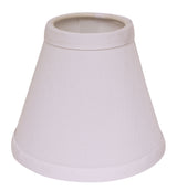 5" White Set of 6 Chandelier No Slub Lampshades - Homeroots - Flyclothing LLC