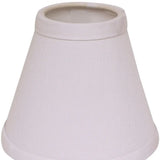 5" White Set of 6 Chandelier No Slub Lampshades - Homeroots - Flyclothing LLC