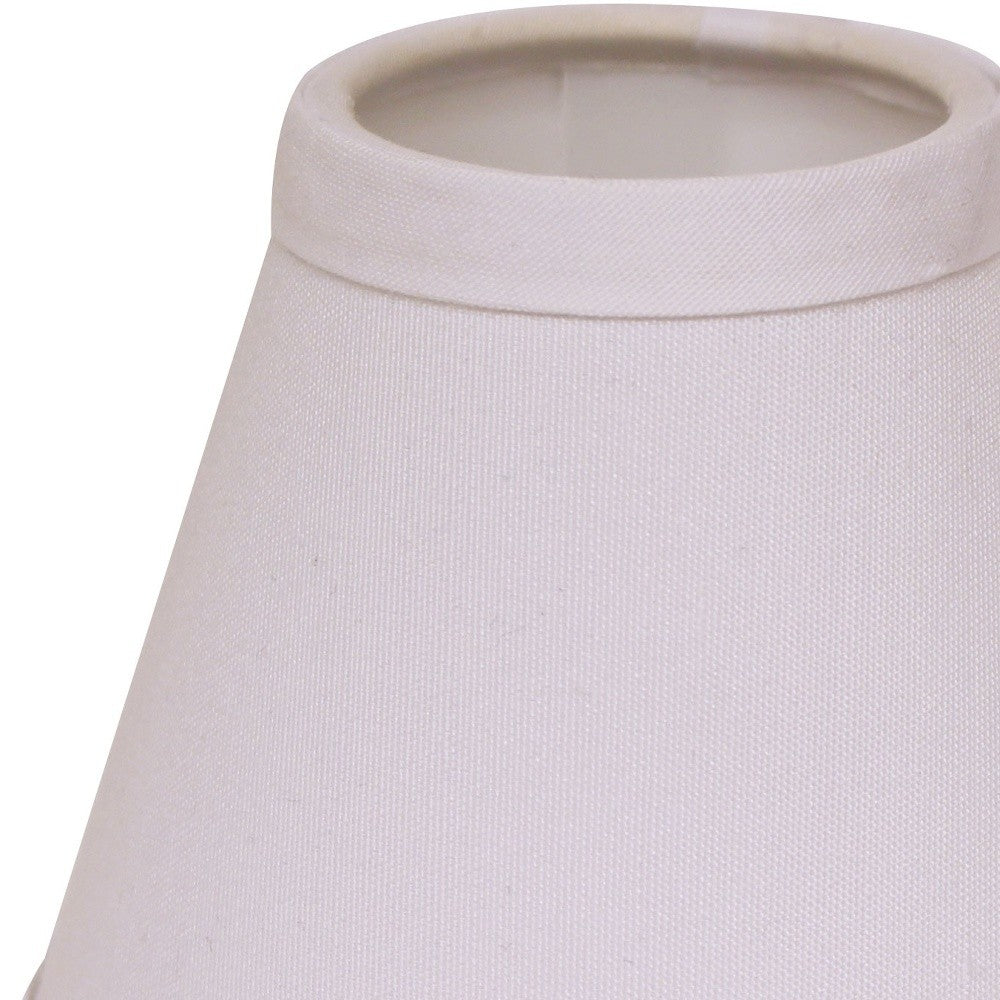 5" White Set of 6 Chandelier No Slub Lampshades - Homeroots - Flyclothing LLC
