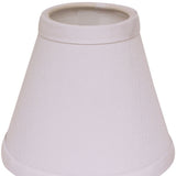5" White Set of 6 Chandelier No Slub Lampshades - Homeroots - Flyclothing LLC