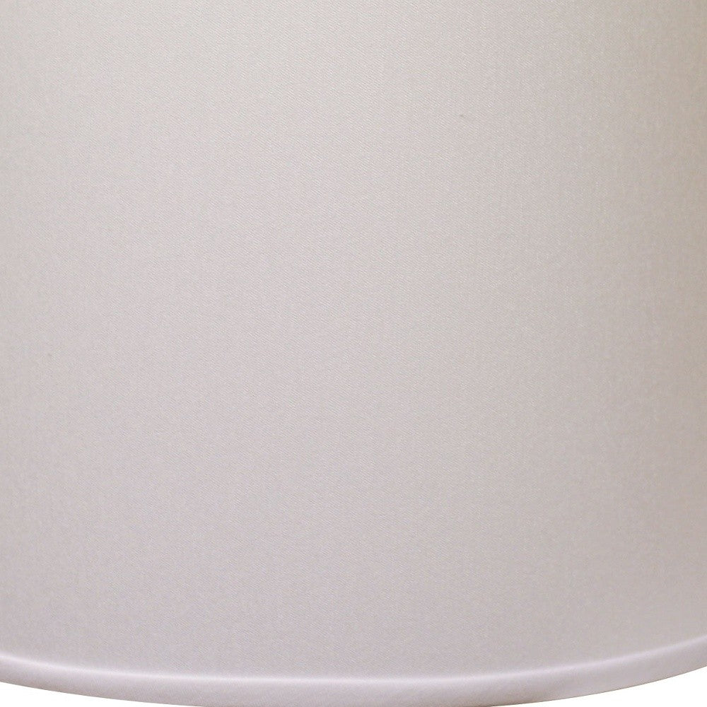 13" White Throwback Drum No Slub Lampshade - Homeroots - Flyclothing LLC